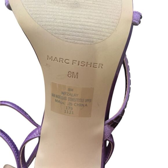 Marc Fisher Zalay Sandal Purple Size 8 - Picture 10 of 10